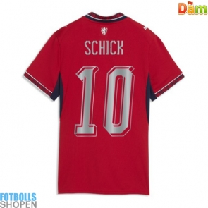Billiga Tjeckien Patrik Schick #10 Hemmatröja Dam VM 2026 Kortärmad